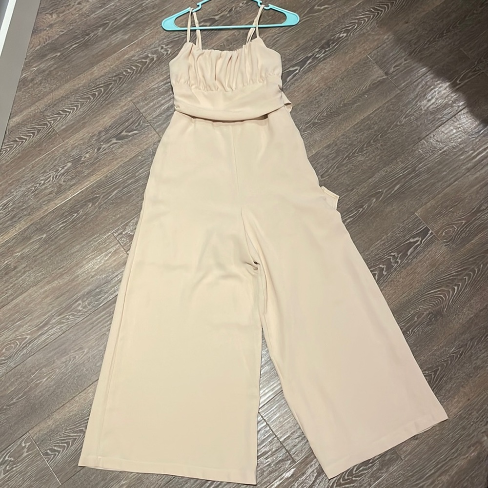 Small onesie dressy cream